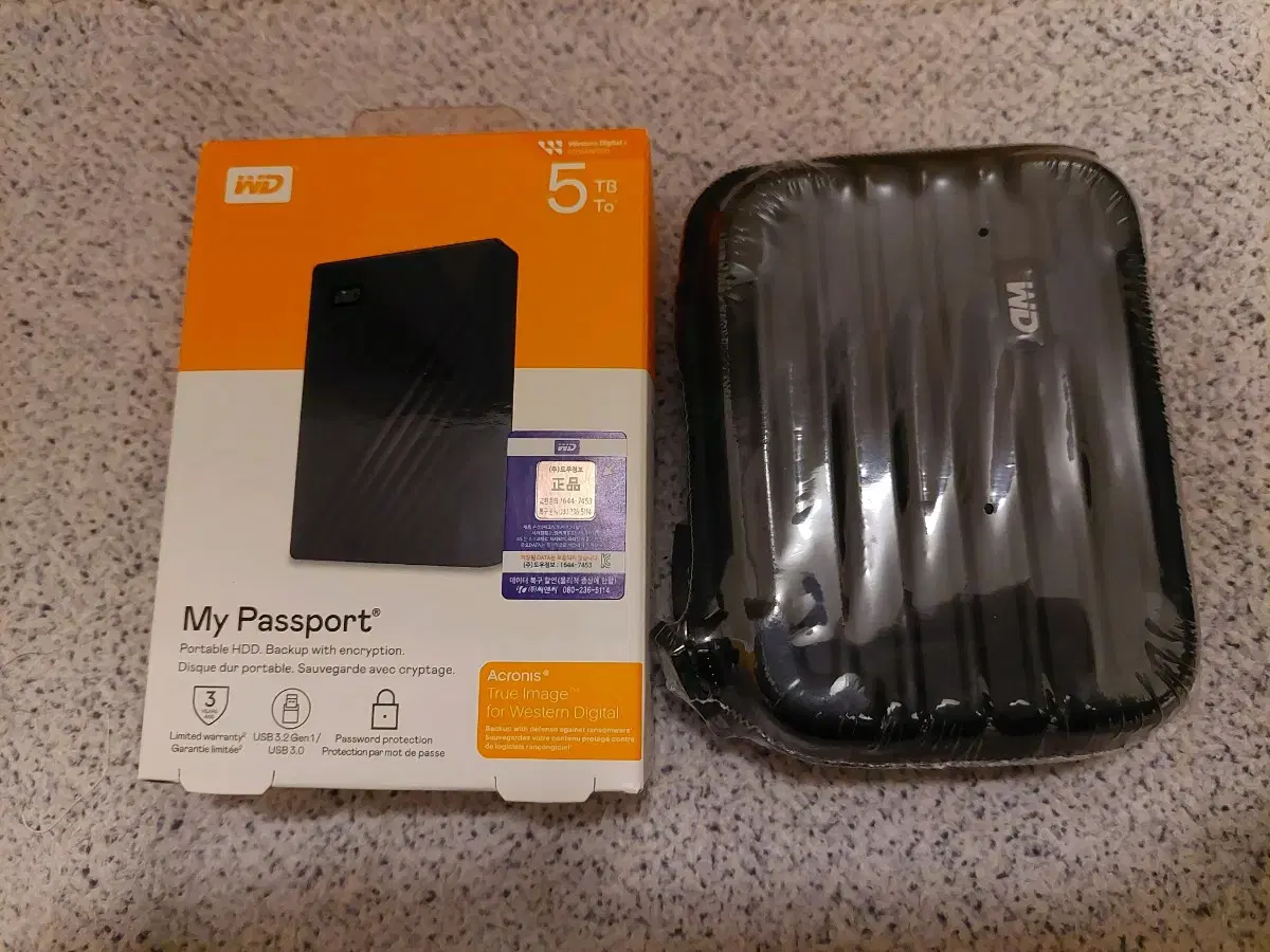 WD New My Passport Gen3 (5TB) WD 외장하드 팝니